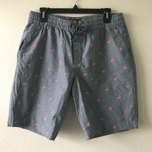 Retrofit flamingo shorts